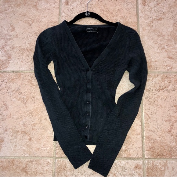 Urban Outfitters Sweaters - urban outfitters navy button down sweater